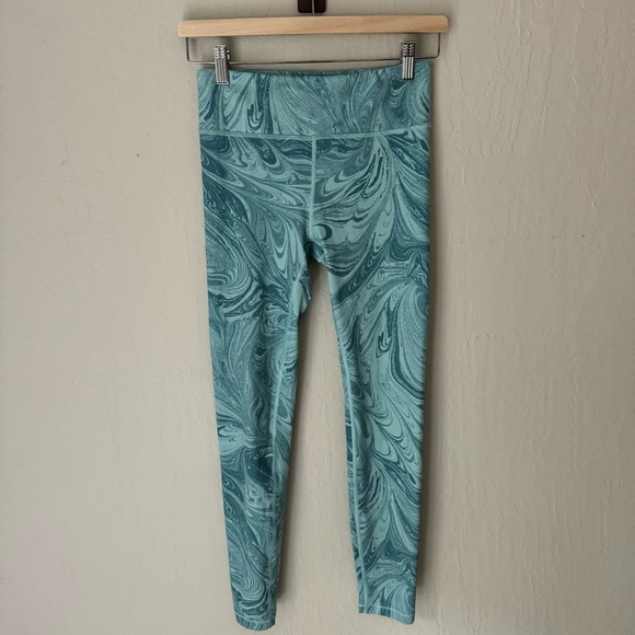 ATHLETA GIRL XL High Waist Printed Chit Chat Legging Tight Style# 982647-14 - Picture 5 of 13